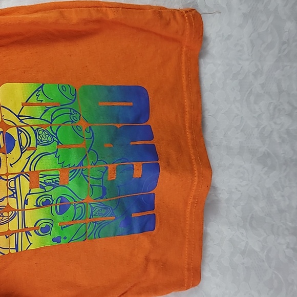 Nickelodeon Paw Patrol Graphic T-Shirt Size 2T Orange /Blue - Picture 5 of 7